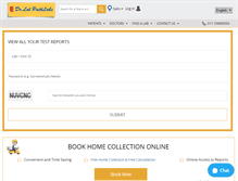 Tablet Screenshot of lalpathlabs.com